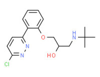 1-(tert-butylamino)-3-[2-(6-chloropyridazin-3-yl)phenoxy]propan-2-ol