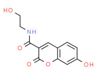 7-hydroxy-N-(2-hydroxyethyl)-2-oxo-2H-1-benzopyran-3-carboxamide