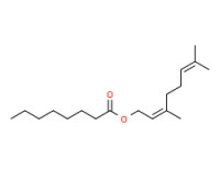 (Z)-3,7-dimethylocta-2,6-dienyl octanoate