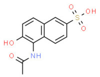 5-acetamido-6-hydroxynaphthalene-2-sulphonic acid