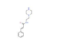 Cinnamic acid, monoamide with piperazine-1-ethylamine