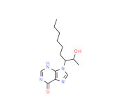 1,9-dihydro-9-[1-(1-hydroxyethyl)heptyl]-6H-purin-6-one
