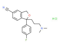 1-[3-(dimethylamino)propyl]-1-(4-fluorophenyl)-1,3-dihydroisobenzofuran-5-carbonitrile monohydrochloride