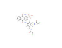 1-amino-4-[[3,5-bis[[(chloroacetyl)amino]methyl]-2,4,6-trimethylphenyl]amino]-9,10-dihydro-9,10-dioxoanthracene-2-sulphonic acid