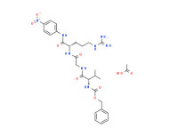 N-[(benzyloxy)carbonyl]-L-valylglycyl-N-(p-nitrophenyl)-L-argininamide monoacetate