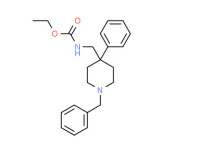 Ethyl [[4-phenyl-1-(phenylmethyl)-4-piperidyl]methyl]carbamate