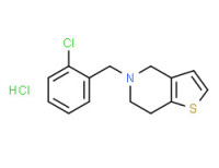 5-(o-chlorobenzyl)-4,5,6,7-tetrahydrothieno[3,2-c]pyridinium chloride
