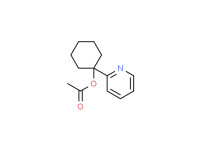 1-(pyridin-2-yl)cyclohexyl acetate