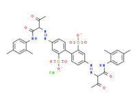 Calcium 4,4'-bis[[1-[[(2,4-dimethylphenyl)amino]carbonyl]-2-oxopropyl]azo][1,1'-biphenyl]-2,2'-disulphonate