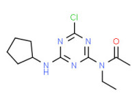 N-[4-chloro-6-(cyclopentylamino)-1,3,5-triazin-2-yl]-N-ethylacetamide