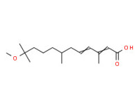 (2E,4E)-(±)-11-methoxy-3,7,11-trimethyldodeca-2,4-dienoic acid