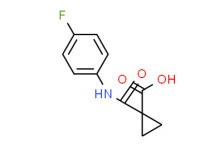 1-((4-fluorophenyl)carbamoyl)cyclopropanecarboxylic acid