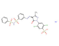 2,5-dichloro-4-[4,5-dihydro-3-methyl-5-oxo-4-[[3-[[(phenylsulphonyl)amino]sulphonyl]phenyl]azo]-1H-pyrazol-1-yl]benzenesulphonic acid, sodium salt