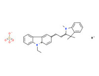 3-[(1,3-dihydro-1,3,3-trimethyl-2H-indol-2-ylidene)ethylidene]-9-ethyl-3H-carbazolium hydrogen sulphate