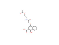 4-[2-[[2-(acetoxy)ethyl]amino]-2-oxoethoxy]-1-hydroxy-2-naphthoic acid