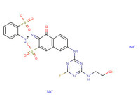 7-[[4-fluoro-6-[(2-hydroxyethyl)amino]-1,3,5-triazin-2-yl]amino]-4-hydroxy-3-[(2-sulphophenyl)azo]naphthalene-2-sulphonic acid, sodium salt