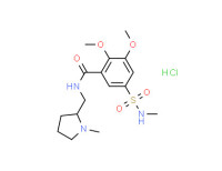 (-)-2,3-dimethoxy-5-[(methylamino)sulphonyl]-N-[(1-methyl-2-pyrrolidinyl)methyl]benzamide monohydrochloride