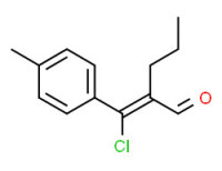 2-[chloro-p-tolylmethylene]valeraldehyde