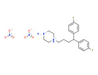 1-[4,4-bis(4-fluorophenyl)butyl]piperazinediylium dinitrate