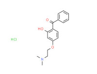 [4-[2-(dimethylamino)ethoxy]-2-hydroxyphenyl] phenyl ketone hydrochloride