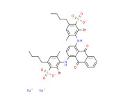 Disodium 2,2'-[(9,10-dihydro-9,10-dioxo-1,4-anthrylene)diimino]bis[3-bromo-5-butyltoluene-4-sulphonate]