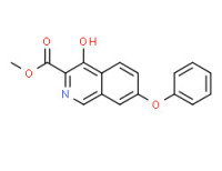 4-Hydroxy-7-phenoxy-3-isoquinolinecarboxylic acid methyl ester