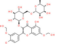 2-[3,4-bis(hydroxymethoxy)phenyl]-3-[[6-O-(6-deoxy-a-L-mannopyranosyl)-ß-D-glucopyranosyl]oxy]-5-hydroxy-7-(hydroxymethoxy)-4H-1-benzopyran-4-one