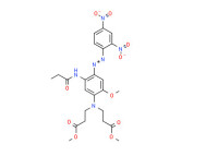 Methyl N-[4-[(2,4-dinitrophenyl)azo]-2-methoxy-5-[(1-oxopropyl)amino]phenyl]-N-(3-methoxy-3-oxopropyl)-ß-alaninate