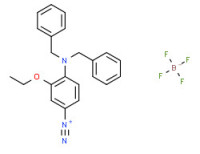 4-[bis(phenylmethyl)amino]-3-ethoxybenzenediazonium tetrafluoroborate