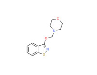 3-(4-morpholinylmethoxy)-1,2-benzisothiazole