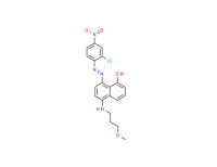 8-[(2-chloro-4-nitrophenyl)azo]-5-[(3-methoxypropyl)amino]-1-naphthol