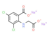 2-[(carboxymethyl)amino]-3,5-dichlorobenzoic acid, sodium salt