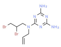 N-allyl-N-(2,3-dibromopropyl)-1,3,5-triazine-2,4,6-triamine