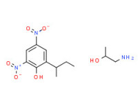 2-sec-butyl-4,6-dinitrophenol, compound with 1-aminopropan-2-ol (1:1)