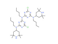 N,N'-dibutyl-N-[4-[butyl(2,2,6,6-tetramethyl-4-piperidyl)amino]-6-chloro-1,3,5-triazin-2-yl]-6-chloro-N'-(2,2,6,6-tetramethyl-4-piperidyl)-1,3,5-triazine-2,4-diamine
