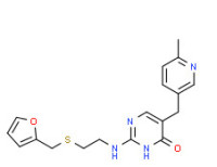 2-[[2-[(2-furylmethyl)thio]ethyl]amino]-5-[(6-methyl-3-pyridyl)methyl]-1H-pyrimidin-4-one dihydrochloride