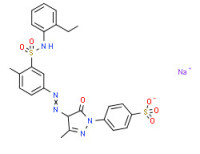 Sodium 4-[4-[[3-[(ethylanilino)sulphonyl]-4-methylphenyl]azo]-4,5-dihydro-3-methyl-5-oxo-1H-pyrazol-1-yl]benzenesulphonate