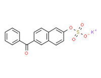 Potassium 2-benzoyl-6-naphthyl sulphate