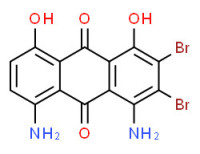 1,8-diamino-ar,ar'-dibromo-4,5-dihydroxyanthraquinone