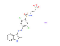 Sodium 2-[[[2,5-dichloro-4-[(2-methyl-1H-indol-3-yl)azo]phenyl]sulphonyl]amino]ethanesulphonate