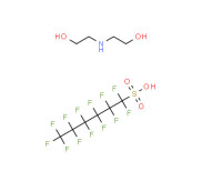 Tridecafluorohexanesulphonic acid, compound with 2,2'-iminodiethanol (1:1)