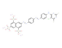 Tripotassium 7-[[4-[[4-[(5-chloro-2,6-difluoro-4-pyrimidinyl)amino]phenyl]azo]phenyl]azo]naphthalene-1,3,5-trisulphonate