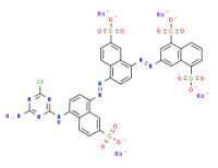 Tetrasodium 3-[[4-[[4-[(4-amino-6-chloro-1,3,5-triazin-2-yl)amino]-7-sulphonato-1-naphthyl]azo]-7-sulphonato-1-naphthyl]azo]naphthalene-1,5-disulphonate