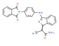 2-cyano-2-[3-[[4-(1,3-dihydro-1,3-dioxo-2H-isoindol-2-yl)phenyl]amino]-1H-isoindol-1-ylidene]acetamide