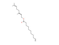 3,7-dimethylocta-2,6-dienyl undec-10-enoate