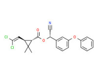 a-cyano-3-phenoxybenzyl [1S-[1a(R*),3ß]]-3-(2,2-dichlorovinyl)-2,2-dimethylcyclopropanecarboxylate