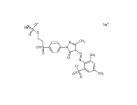 4-[[4,5-dihydro-3-methyl-5-oxo-1-[4-[[2-(sulphooxy)ethyl]sulphonyl]phenyl]-1H-pyrazol-4-yl]azo]-m-xylene-5-sulphonic acid, sodium salt