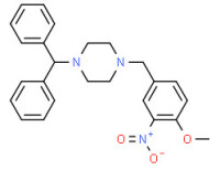 1-benzhydryl-4-[(4-methoxy-3-nitrophenyl)methyl]piperazine