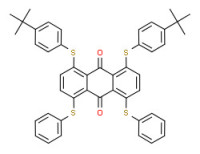 1,8-bis[[4-(1,1-dimethylethyl)phenyl]thio]-4,5-bis(phenylthio)anthraquinone
