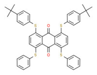 1,8-bis[[4-(1,1-dimethylethyl)phenyl]thio]-4,5-bis(phenylthio)anthraquinone